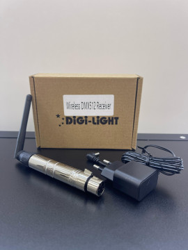 TRANSMISSOR DIGI LIGHT DMX S/FIO (RECEIVER)